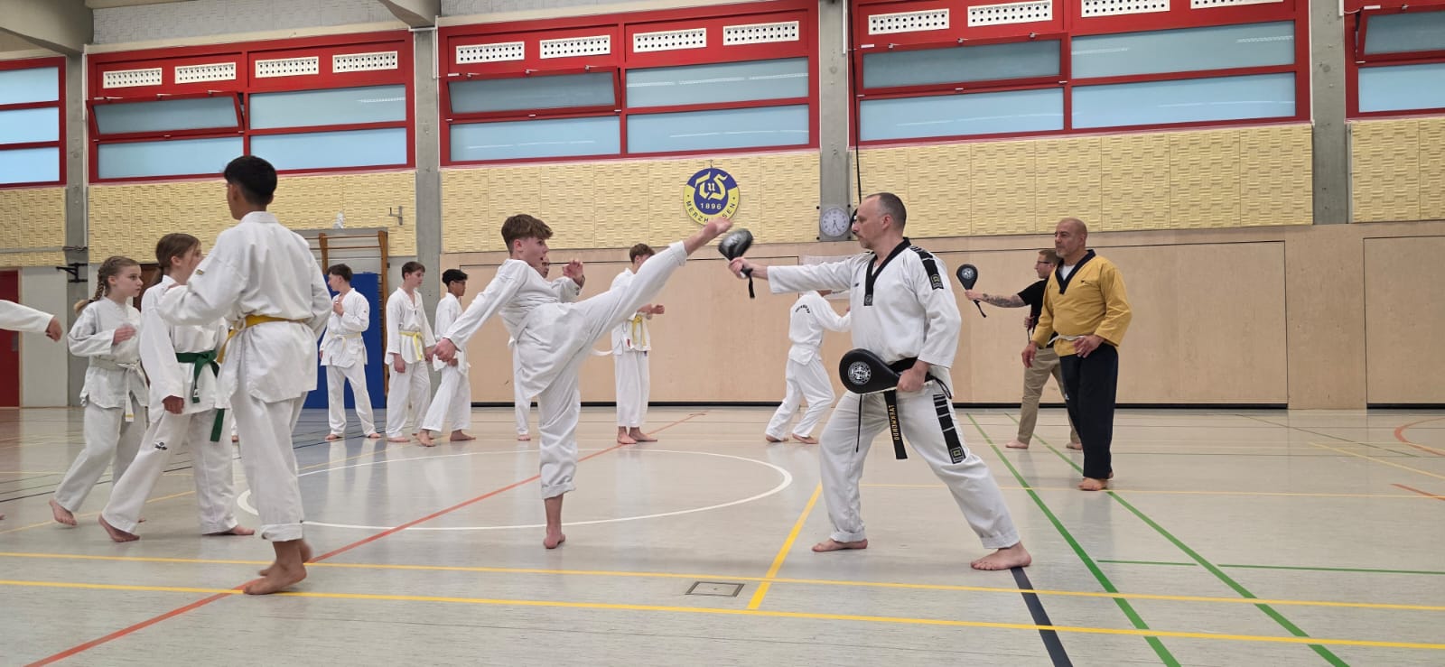 Technik und Fitness im Taekwondo-Training