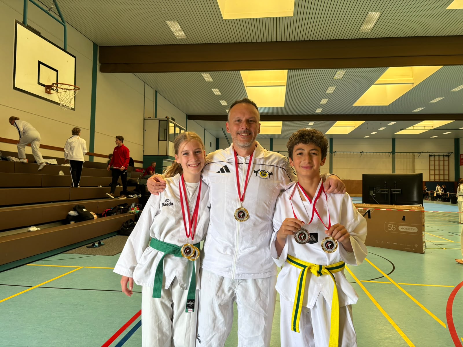 Erfolgreiche Taekwondo-Sportler des TuS Merzhausen